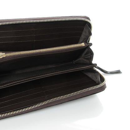 Gucci Guccissima Signature Microguccissima Bree Zip Around Wallet Chocolate 5 of 9