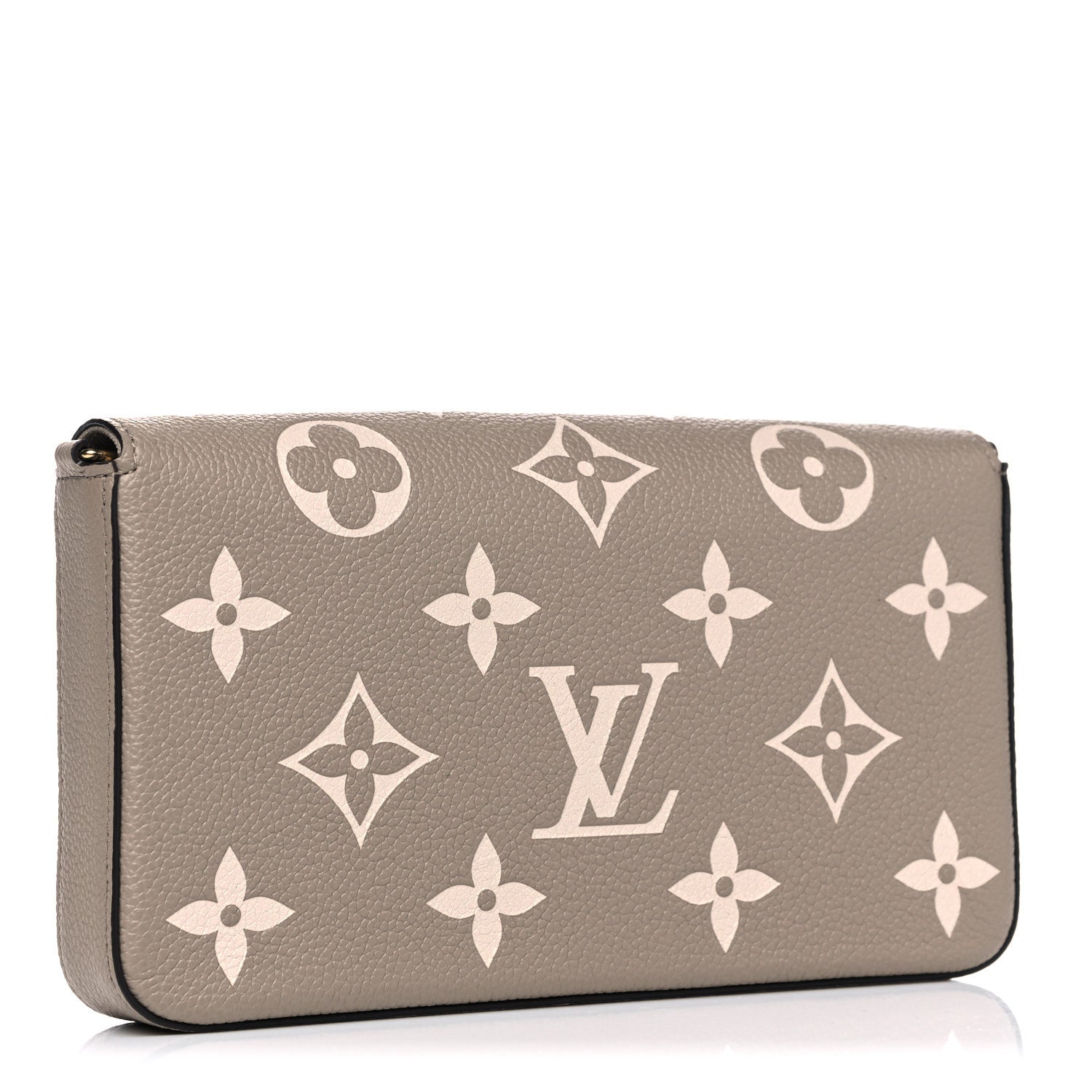 Louis Vuitton Empreinte Monogram Giant Felicie Pochette Tourterelle Creme 3 of 10