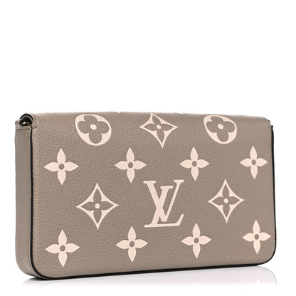 Louis Vuitton Empreinte Monogram Giant Felicie Pochette Tourterelle Creme 3 of 10