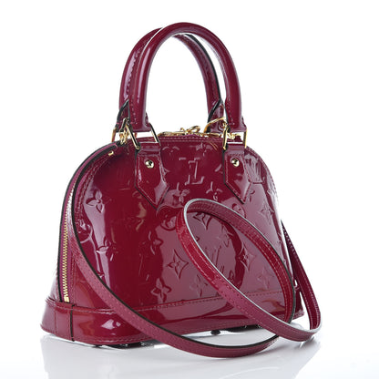 Louis Vuitton Vernis Alma BB Magenta 3 of 11