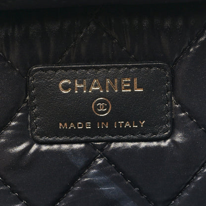 Chanel Caviar Quilted Large Vanity Pouch Navy 6 of 10