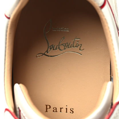 Christian Louboutin Calfskin Vieira Flat Sneakers 37 White Loubi 8 of 11