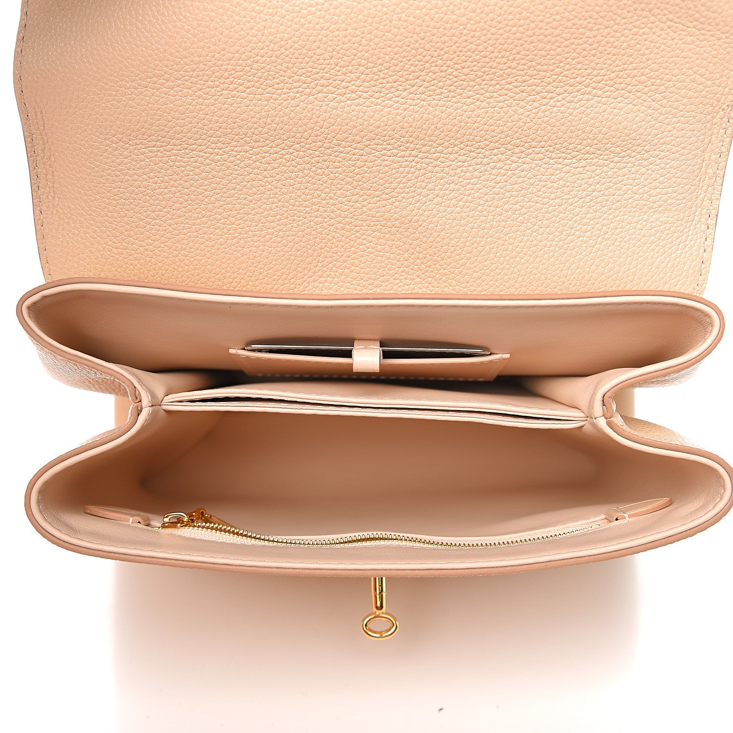 Louis Vuitton Grained Smooth Calfskin Rose Des Vents PM Creme 4 of 11