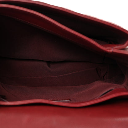 Chanel Caviar Quilted Medium Rock In Rome Single Flap Burgundy 5 of 10