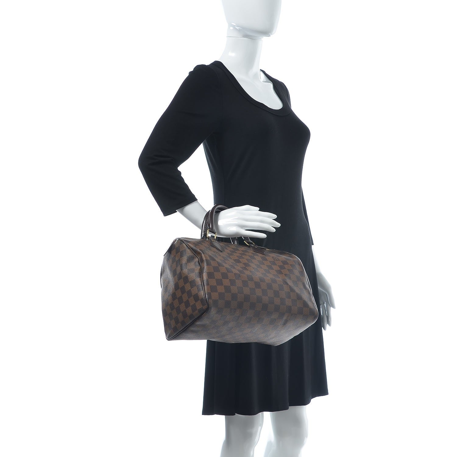 Louis Vuitton Damier Ebene Speedy 30 2 of 13