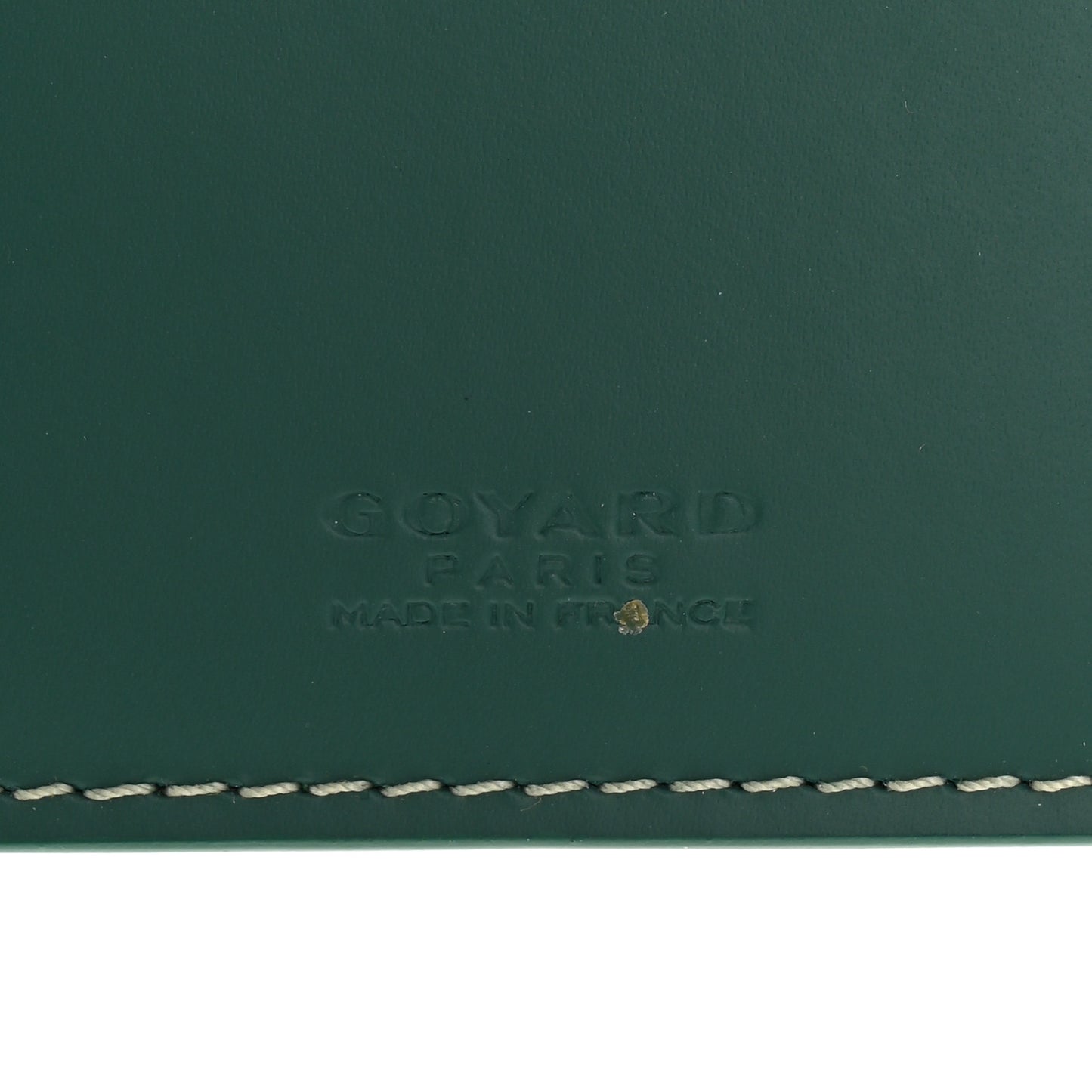 Goyardine Passport Wallet Green