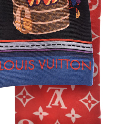 Louis Vuitton Silk Monogram Superstition Bandeau Black 3 of 5