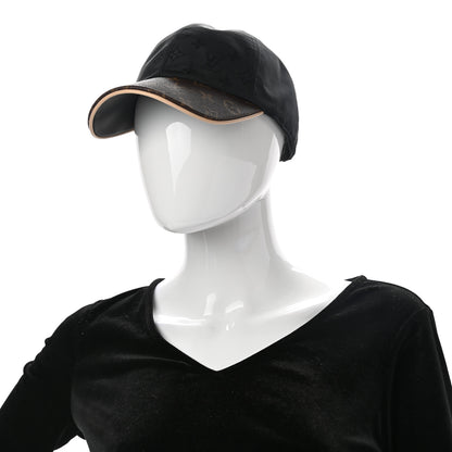 Louis Vuitton Polyester Silk Monogram LV Get Ready Cap L Black 2 of 8