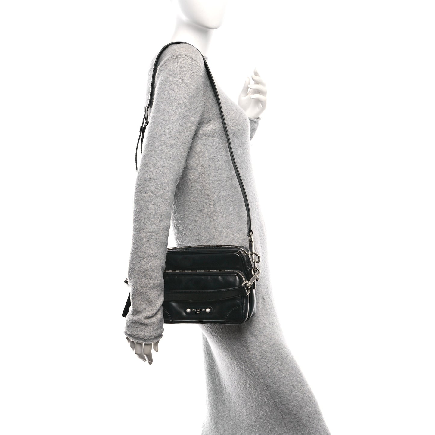 Calfskin Nil City Bag Black