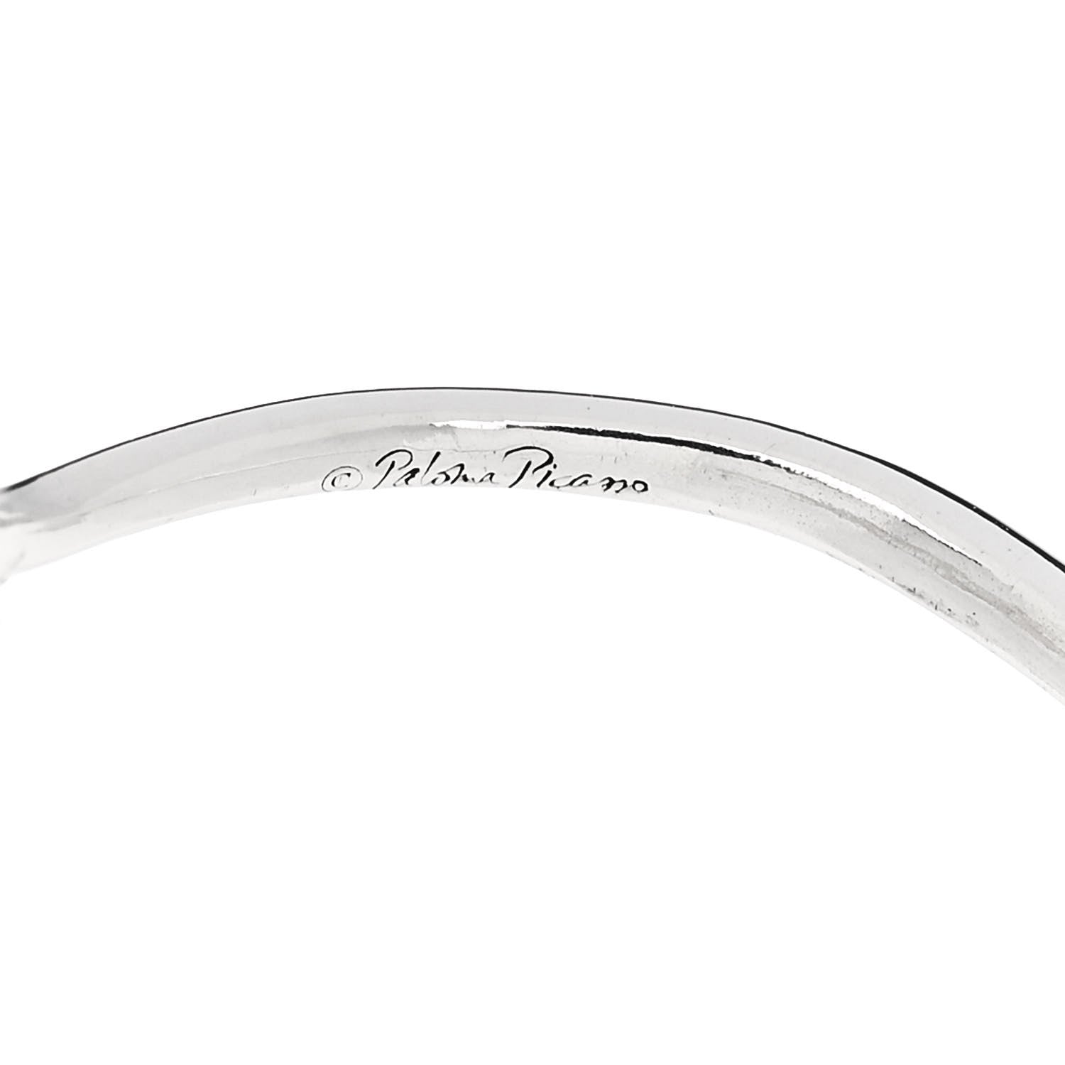 Tiffany Sterling Silver Paloma Picasso Graffiti Love Ring 56 7.5 5 of 5