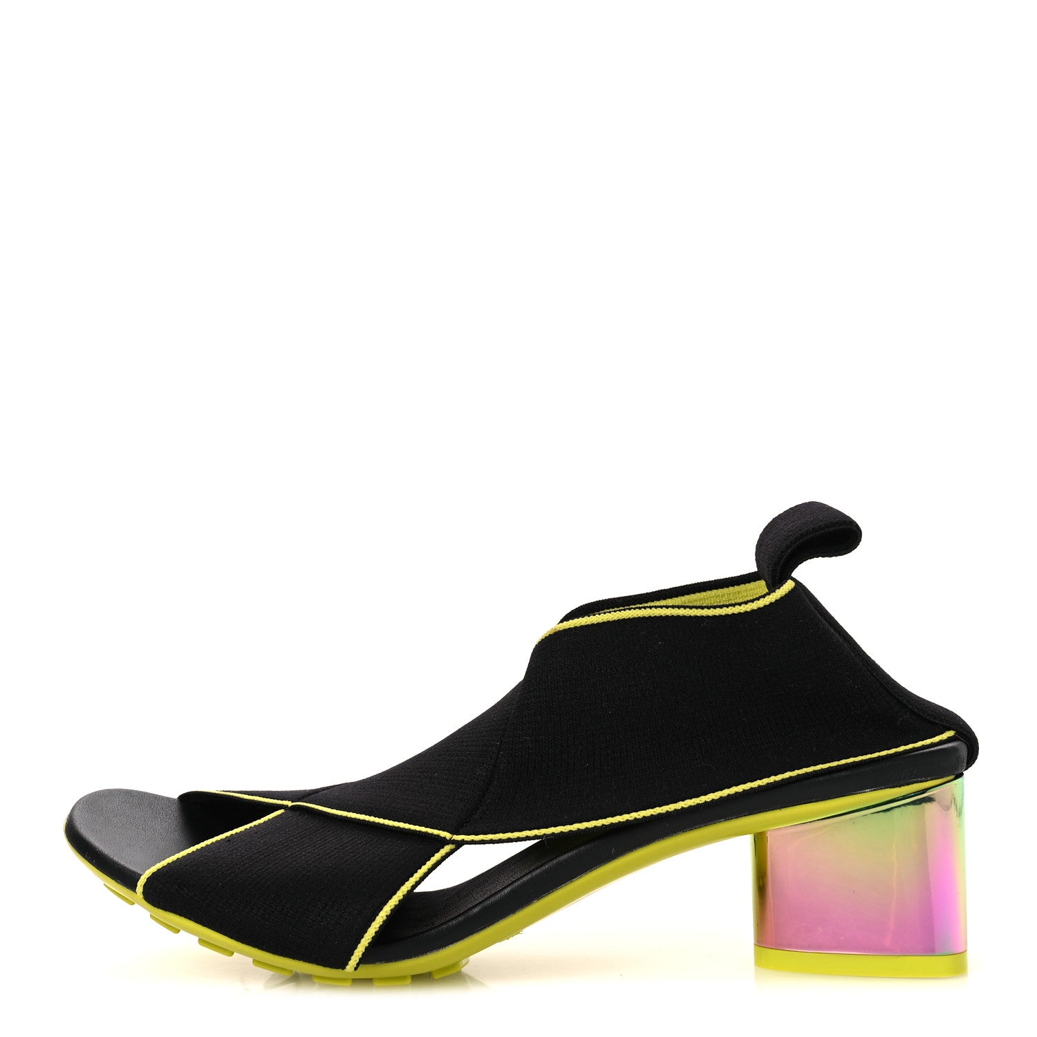 Bottega Veneta Nylon Stretch Flex Sandal  37 Black 1 of 10