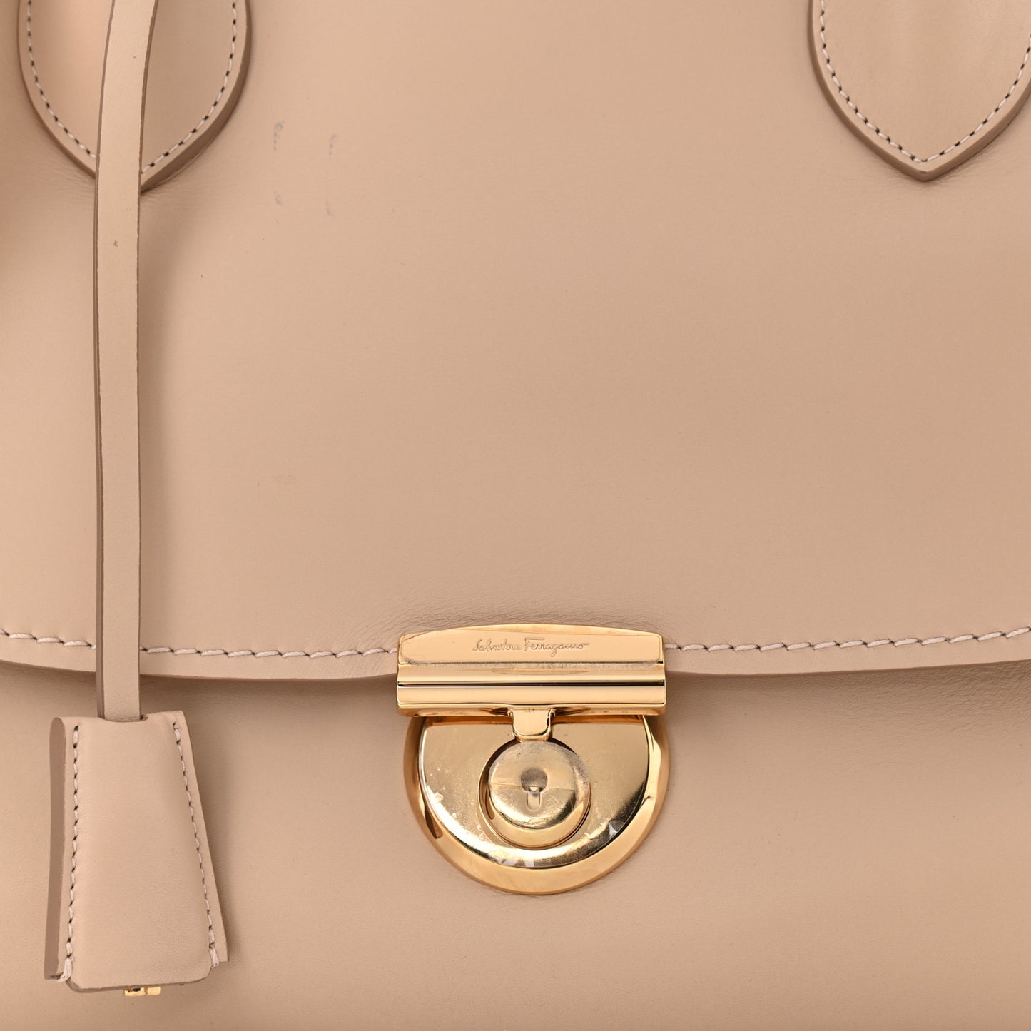 Calfskin Fiamma Bag New Bisque