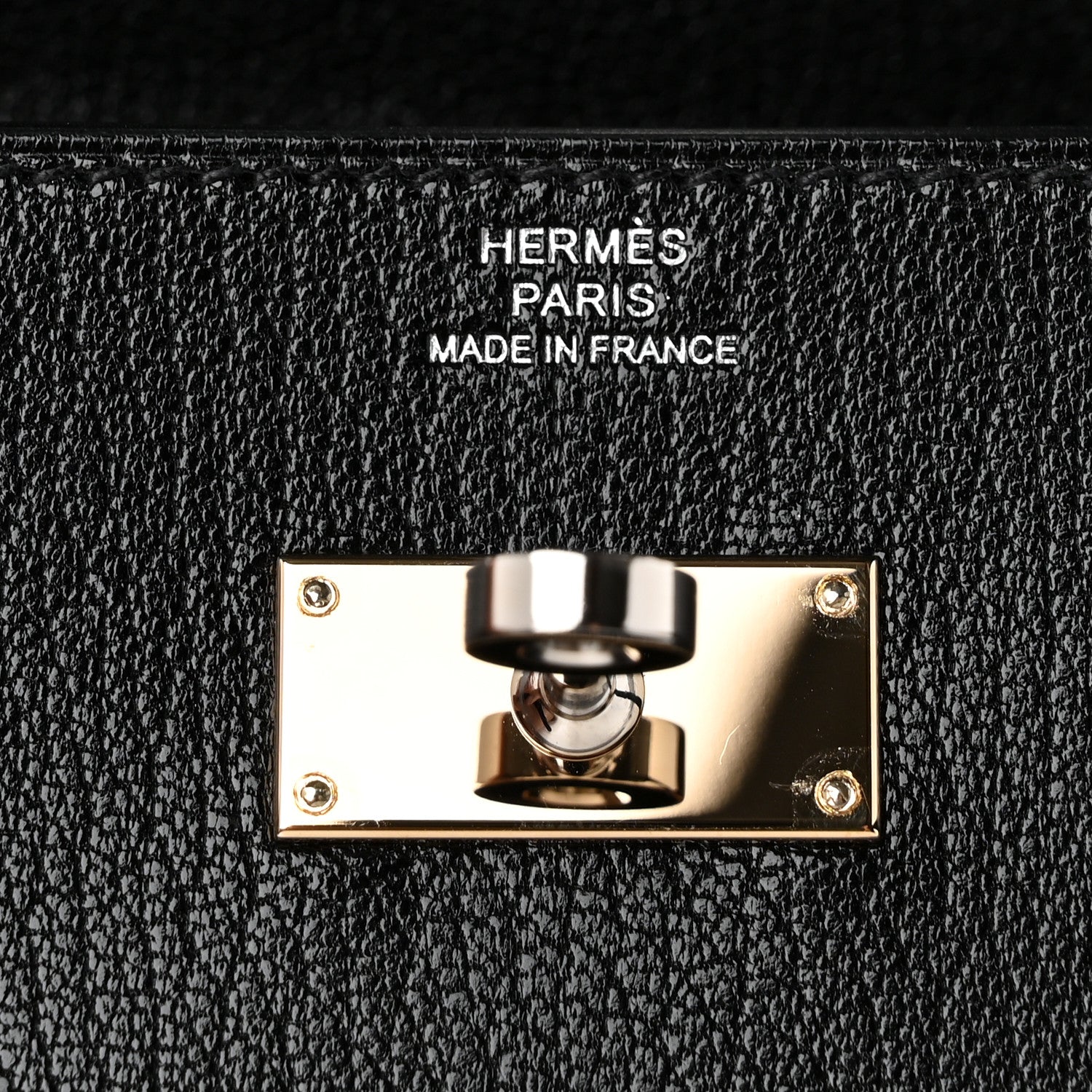 Hermes Chevre Chamkila Kelly Wallet To Go Black 6 of 10