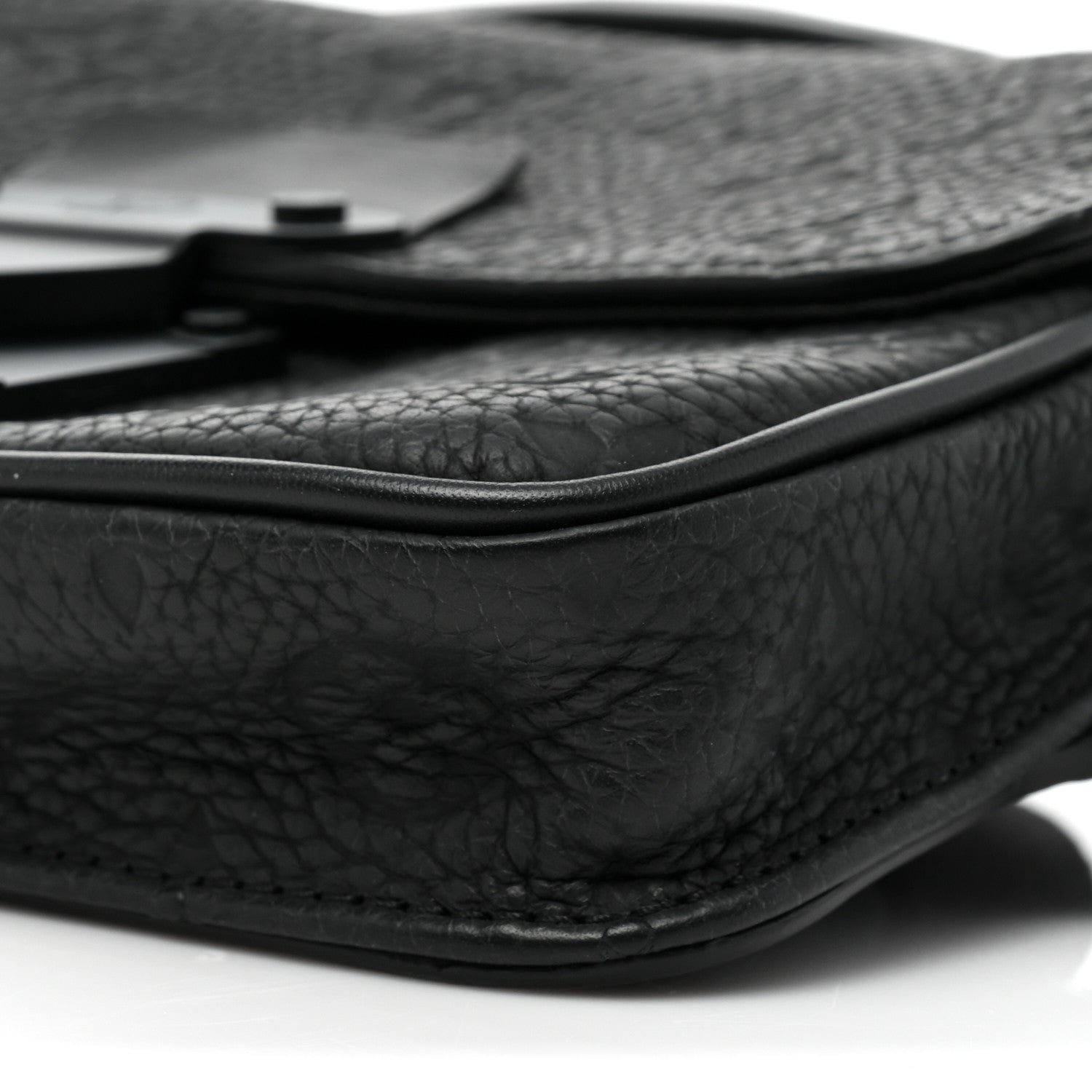 Louis Vuitton Taurillon Monogram S Lock Sling Bag Black 7 of 11