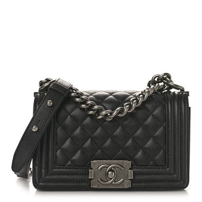 Chanel Caviar Quilted Small Boy Flap Black 1 of 10
