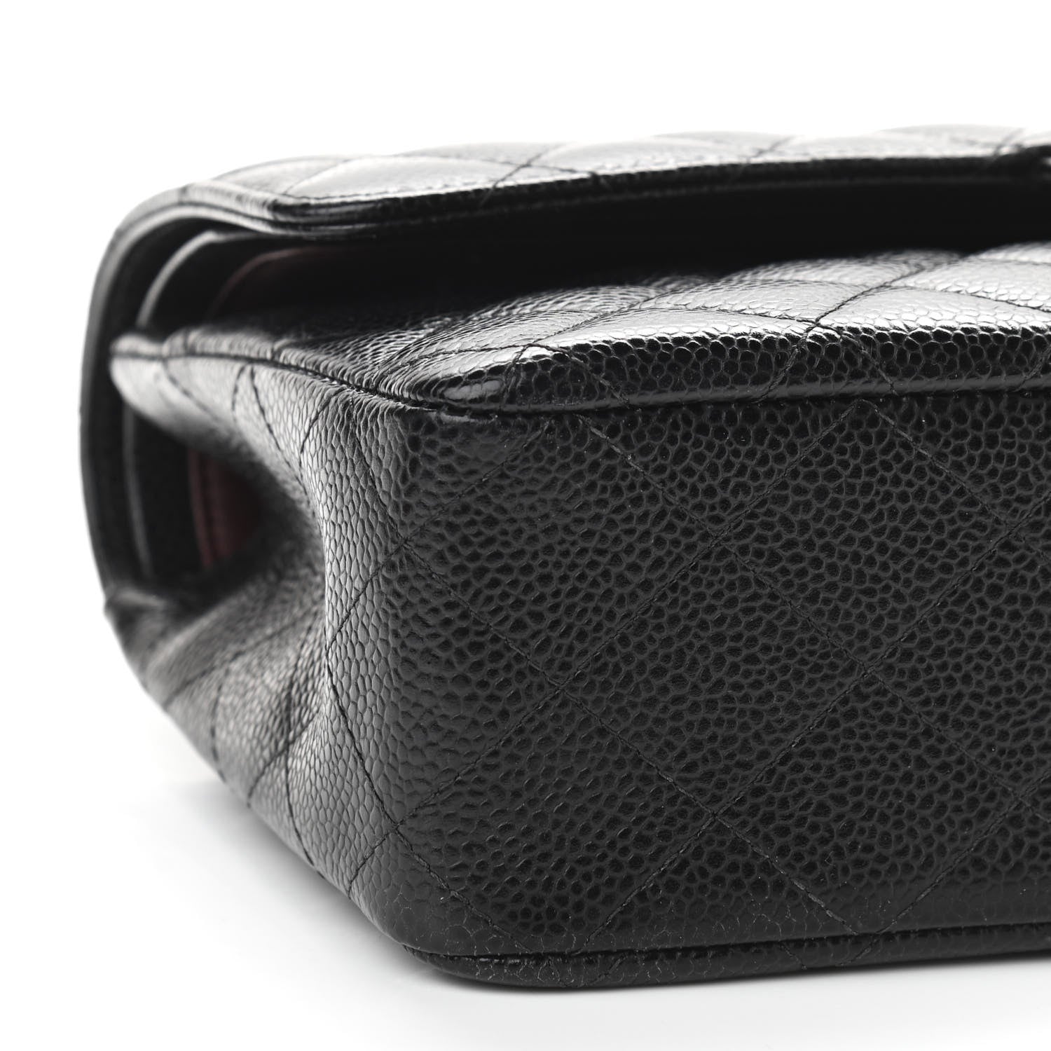 Chanel Caviar Quilted Medium Double Flap Black 8 of 10