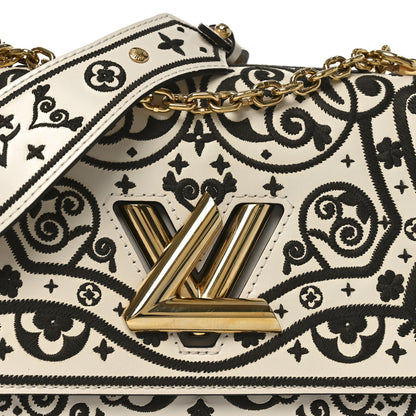 Louis Vuitton Arabesque Twist Shoulder Bag MM White 7 of 9