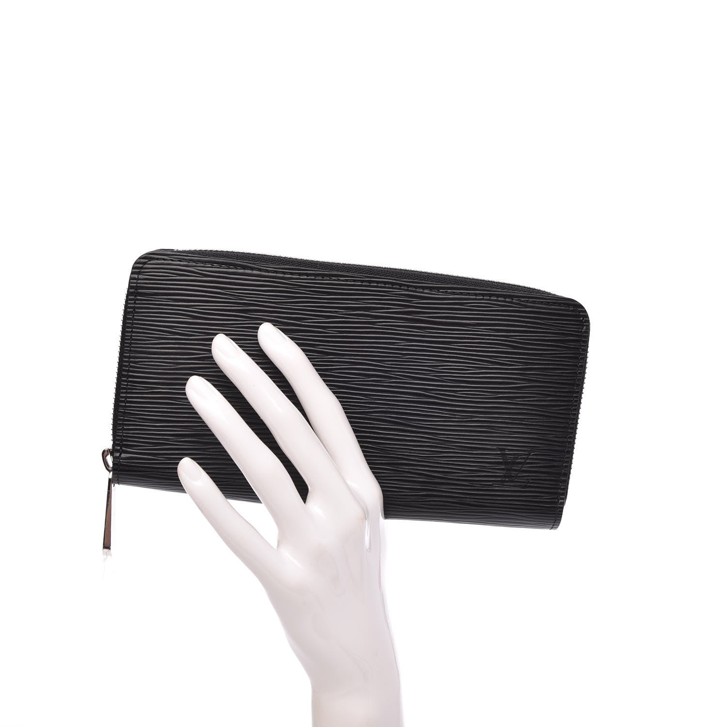 Louis Vuitton Epi Zippy Wallet Black 2 of 7