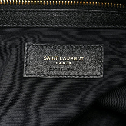 Saint Laurent Nylon Gloria Quilted Travel Bag Milky White 6 of 9