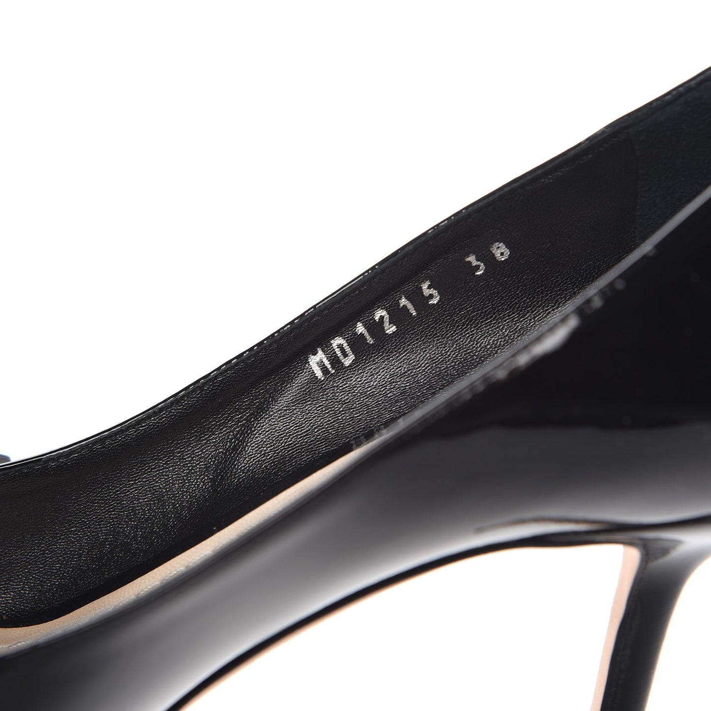 Patent Dior Cosmopolitan Pumps 38 Black