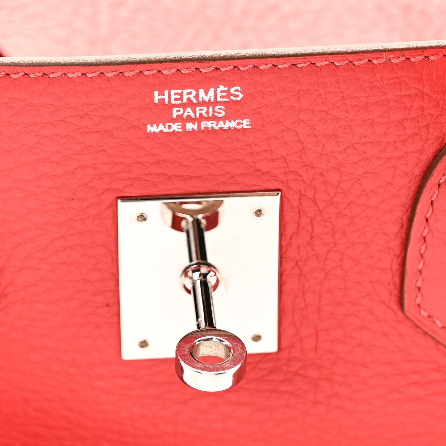 Taurillon Clemence Birkin 30 Rose Jaipur