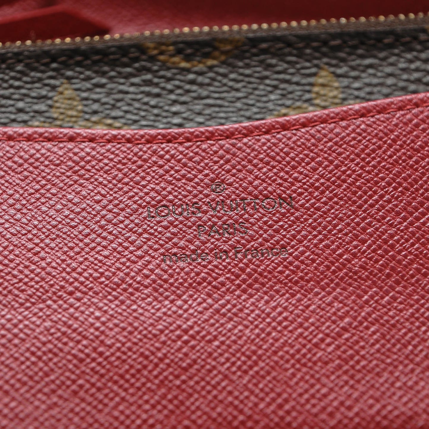 Monogram Josephine Wallet Red