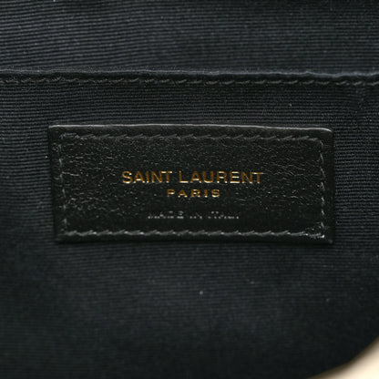 Saint Laurent Calfskin Matelasse Monogram Lou Camera Bag Crema Soft 6 of 12