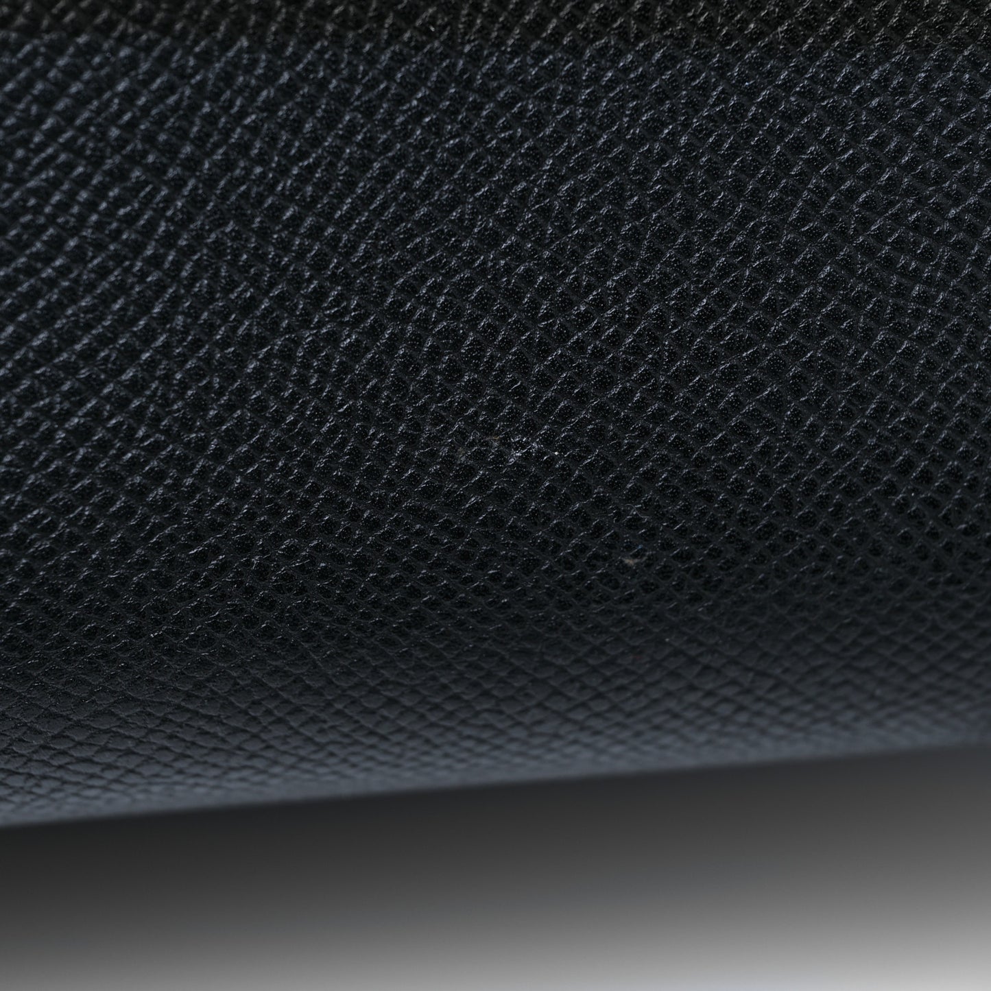 Grained Calfskin Mini Belt Bag Abyss Blue
