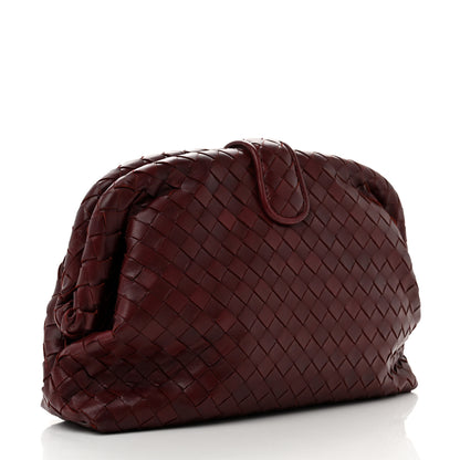 Bottega Veneta Nappa Intrecciato The Lauren 1980 Clutch Gigolo Red 4 of 8