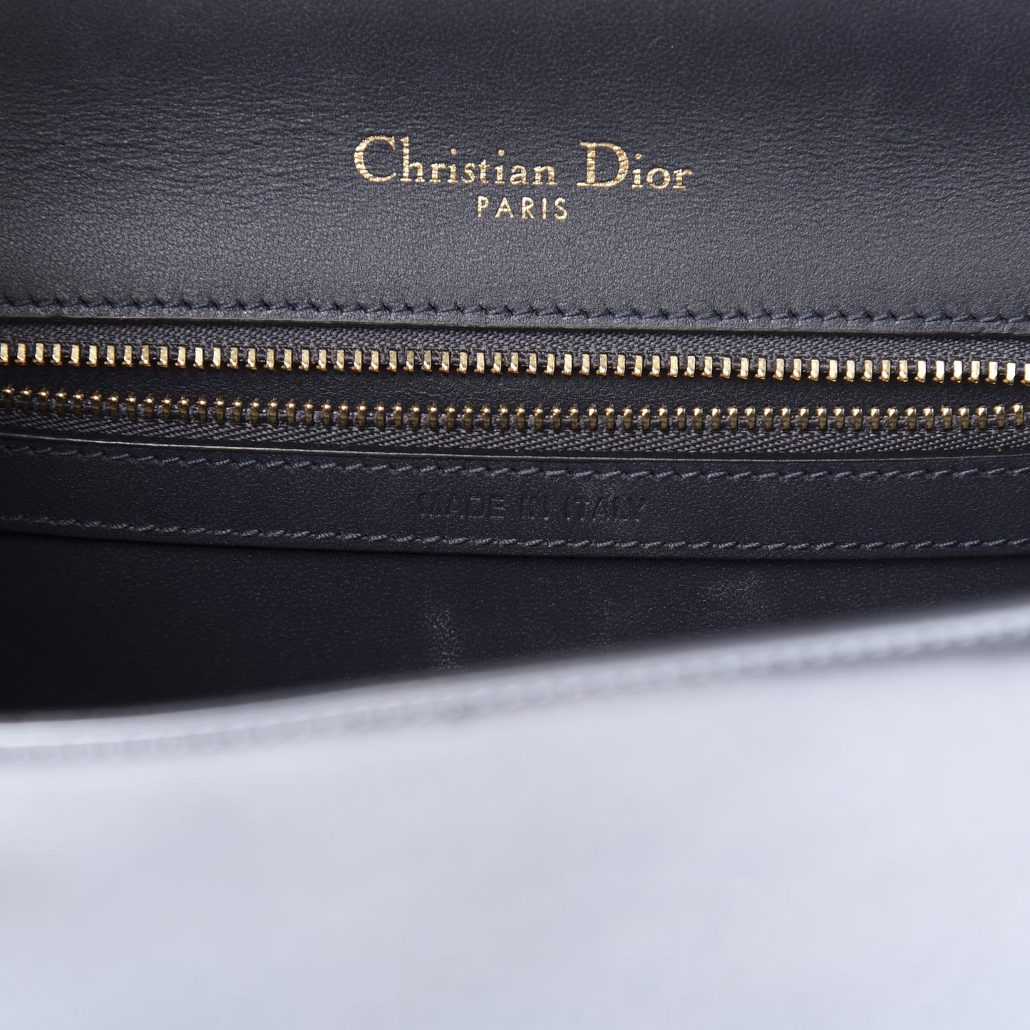 Metallic Patent Micro-Cannage Small Diorama Flap Bag Silver