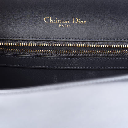 Christian Dior Metallic Patent Micro-Cannage Small Diorama Flap Bag Silver 8 of 13