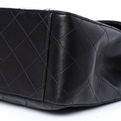 Chanel Lambskin Quilted XL Jumbo Single Flap Black 8 of 9
