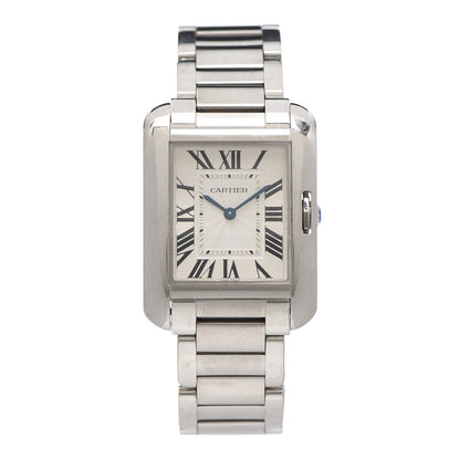 Cartier Stainless Steel 23mm Tank Anglaise Quartz Watch 1 of 7