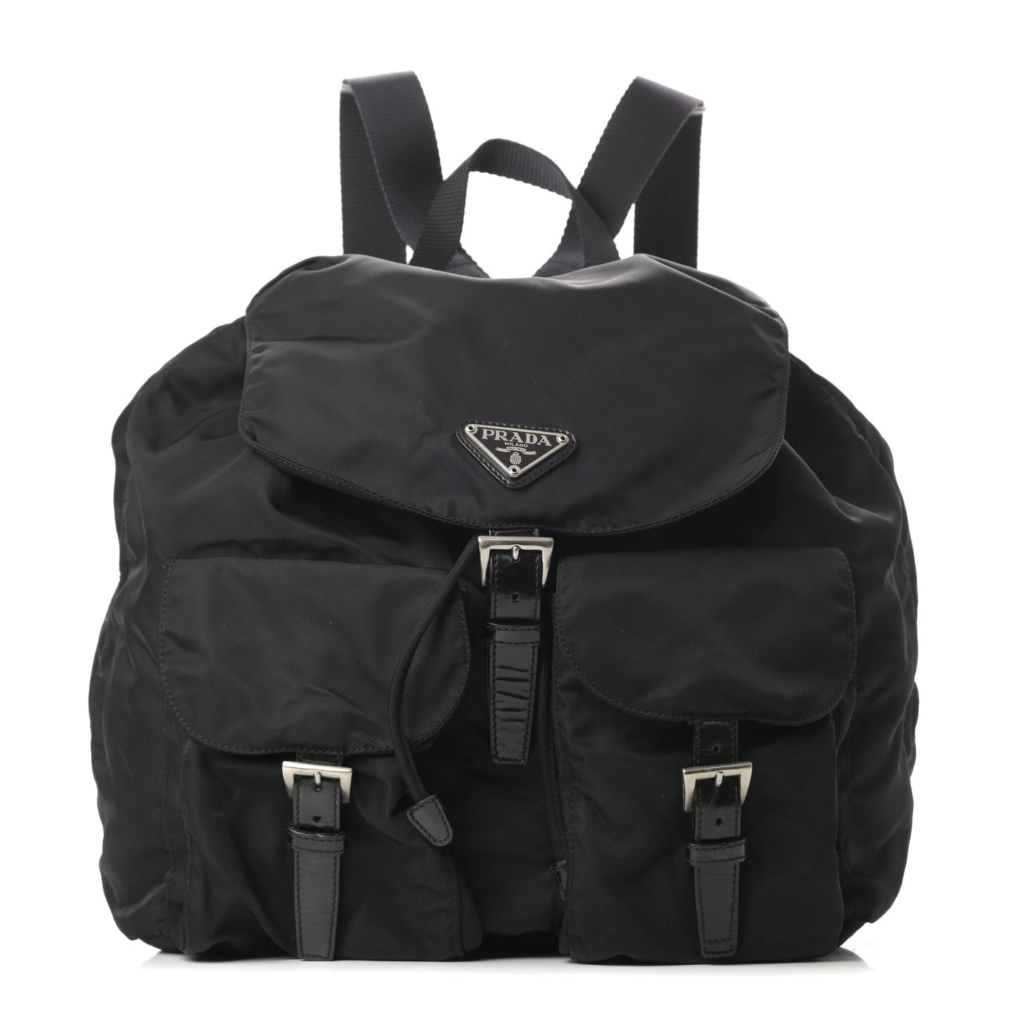 Nylon Vela Large Backpack Black