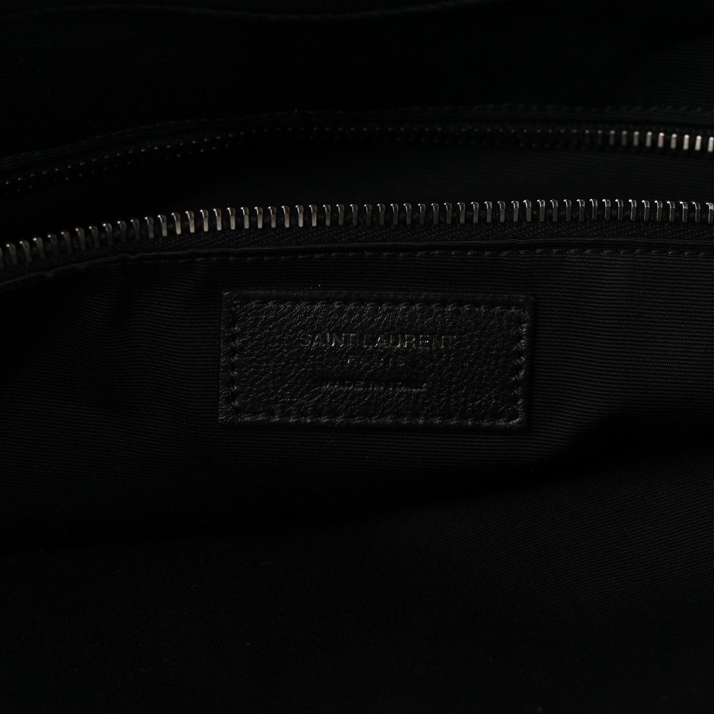 Grained Lambskin Monogram Oversized Niki Chain Satchel Black