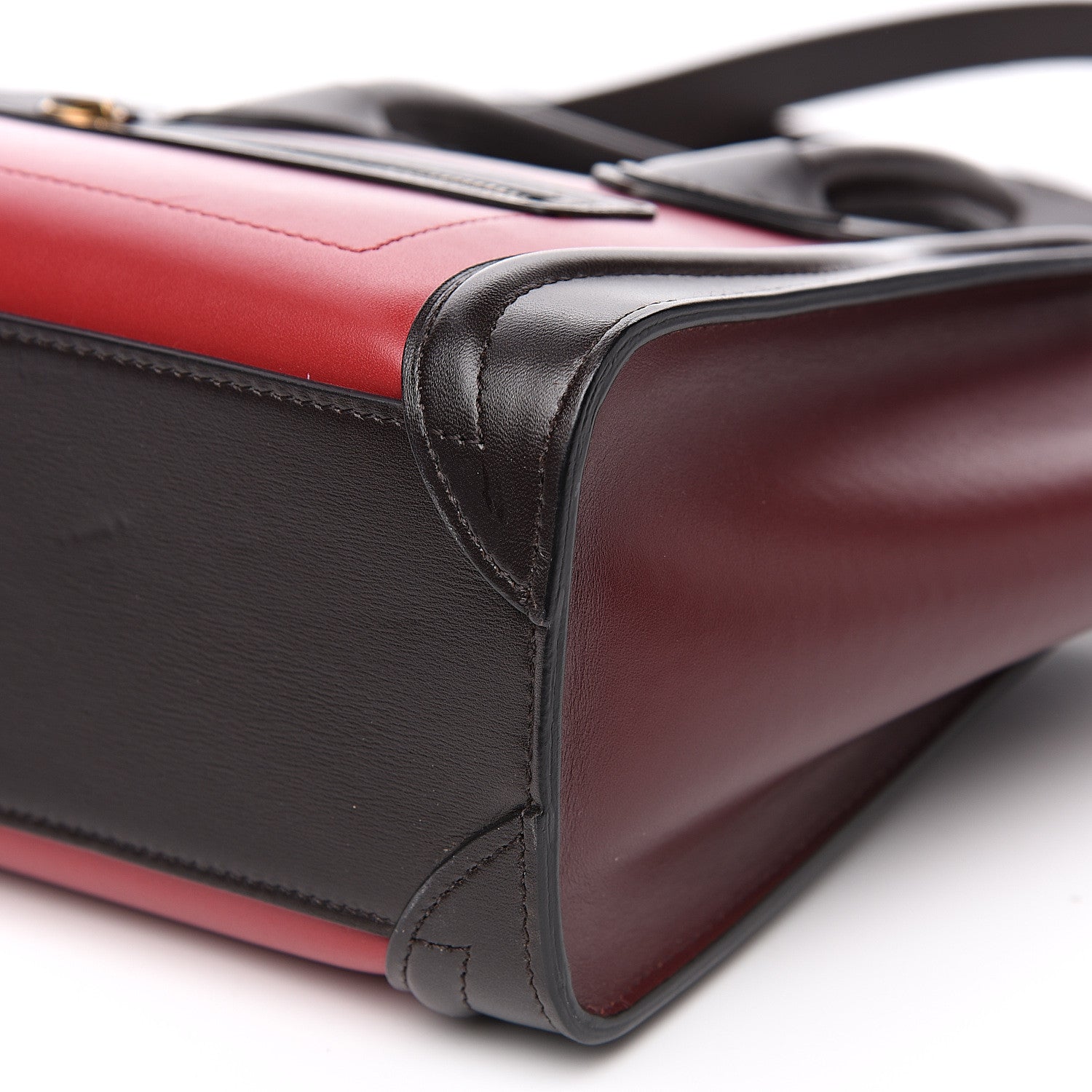 Celine Satin Calfskin Nano Tri-Color Luggage Orchid 9 of 10