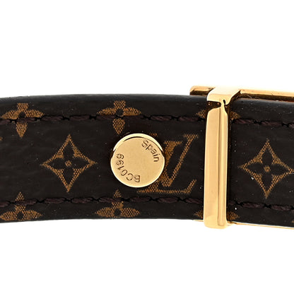 Louis Vuitton Monogram Dauphine Bracelet 17 Tan Brown 3 of 3
