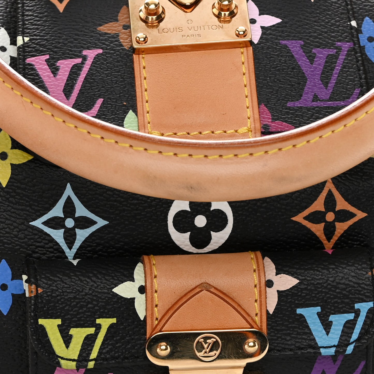Monogram Multicolor Keepall 45 Black
