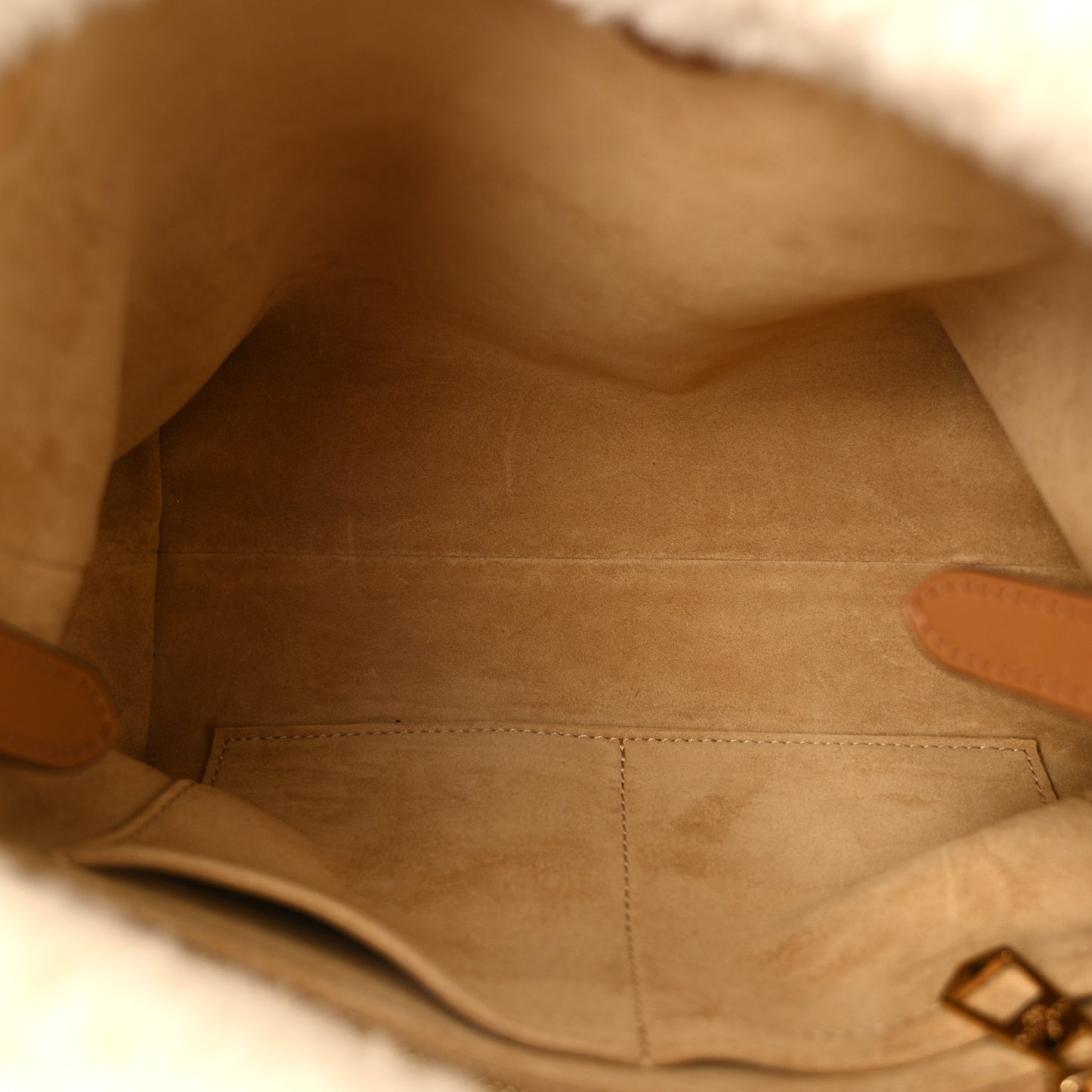 Suede Mahina CarryAll PM Beige