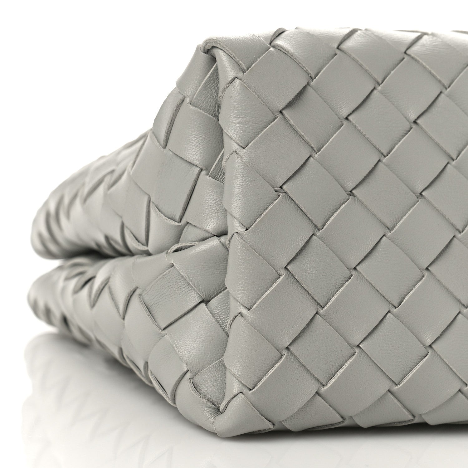 Bottega Veneta Nappa Intrecciato Small Andiamo Shoulder Bag Agate Grey 8 of 9