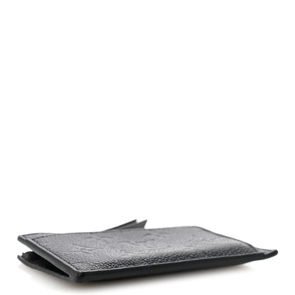 Louis Vuitton Empreinte Zipper Card Holder Black 4 of 11