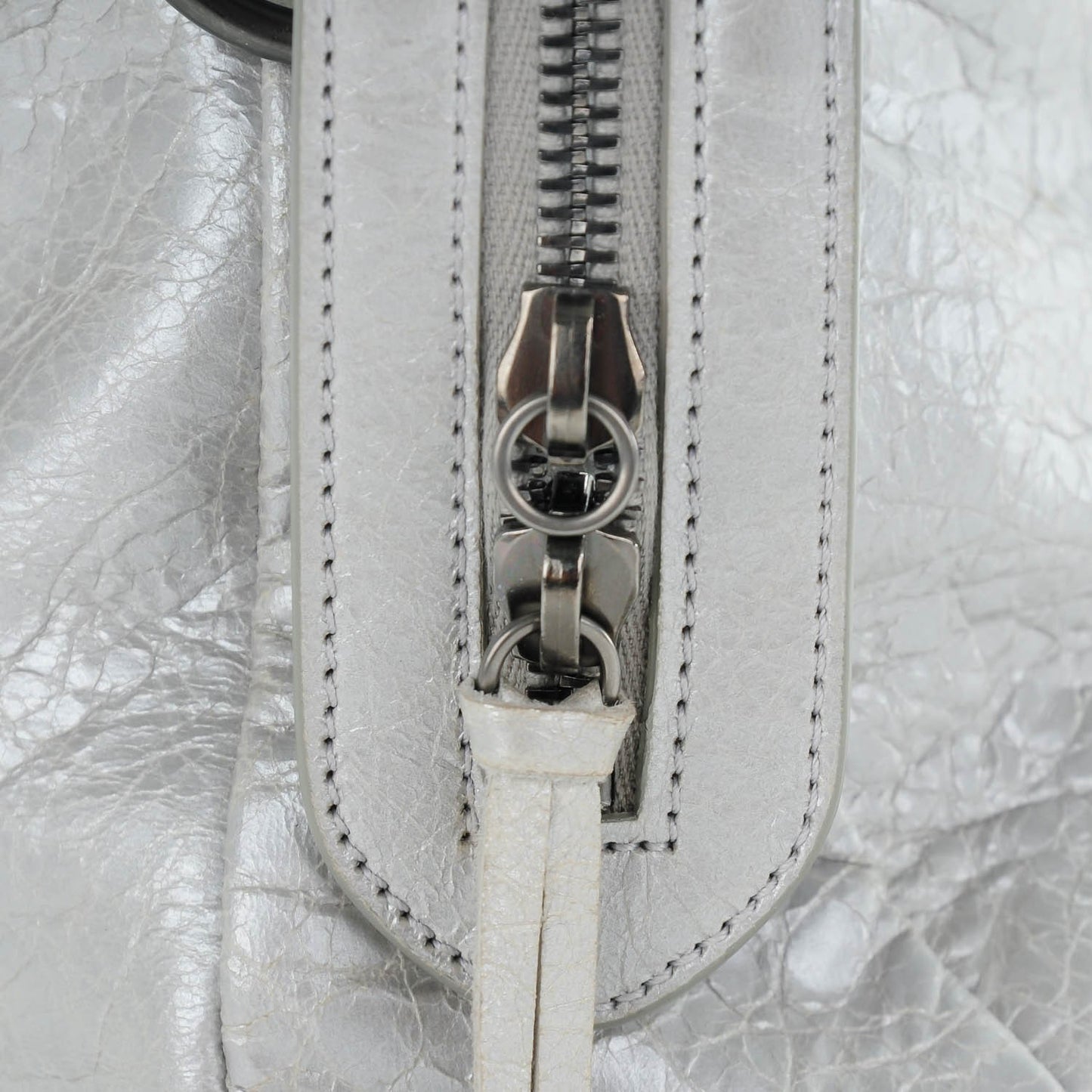 Metallic Agneau Classic Hardware Town Argent
