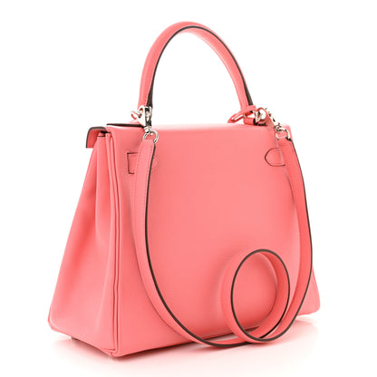 Hermes Evercolor Verso Kelly Retourne 28 Rose D'ete Terre Battue 3 of 11