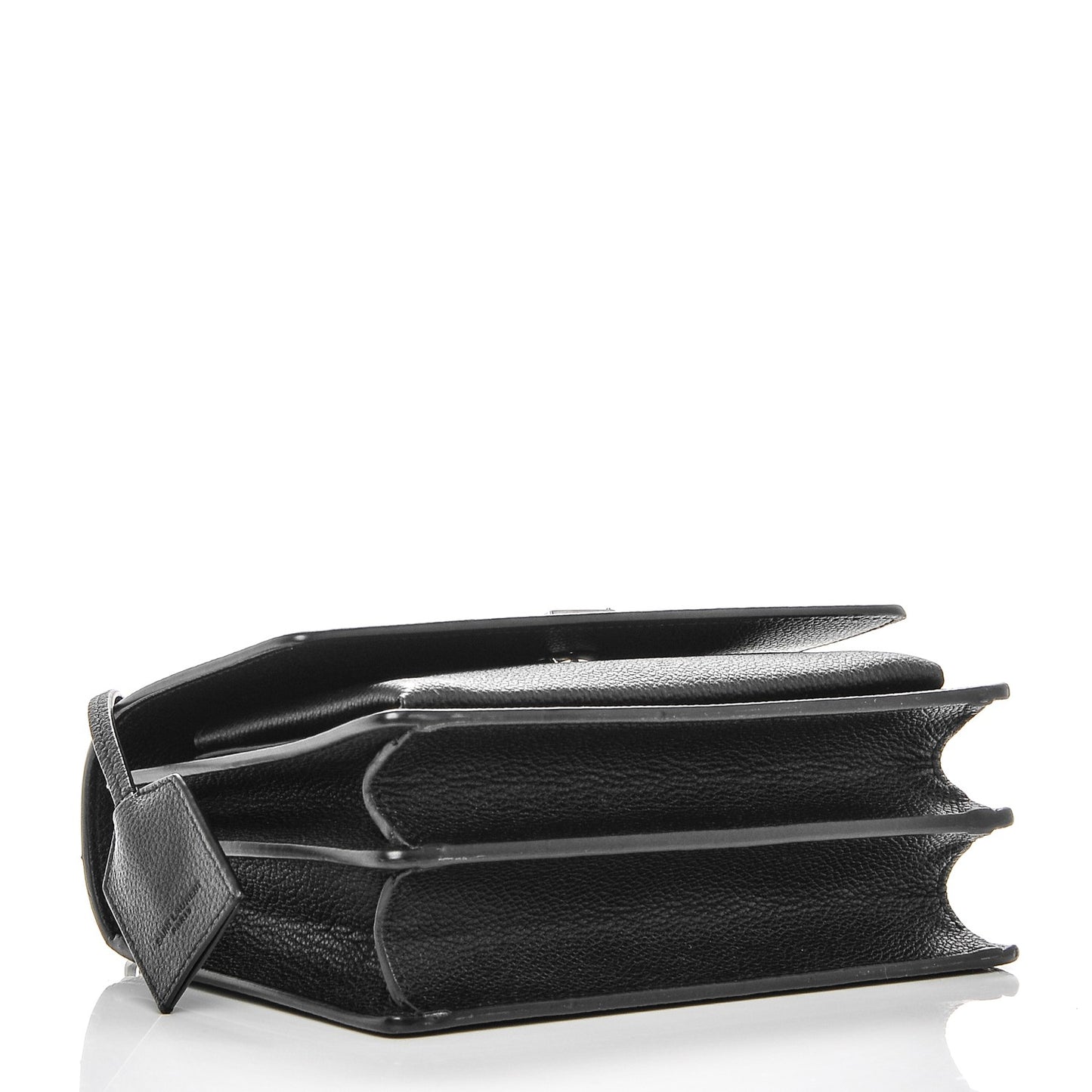 Grained Calfskin Small Monogram Sunset Black