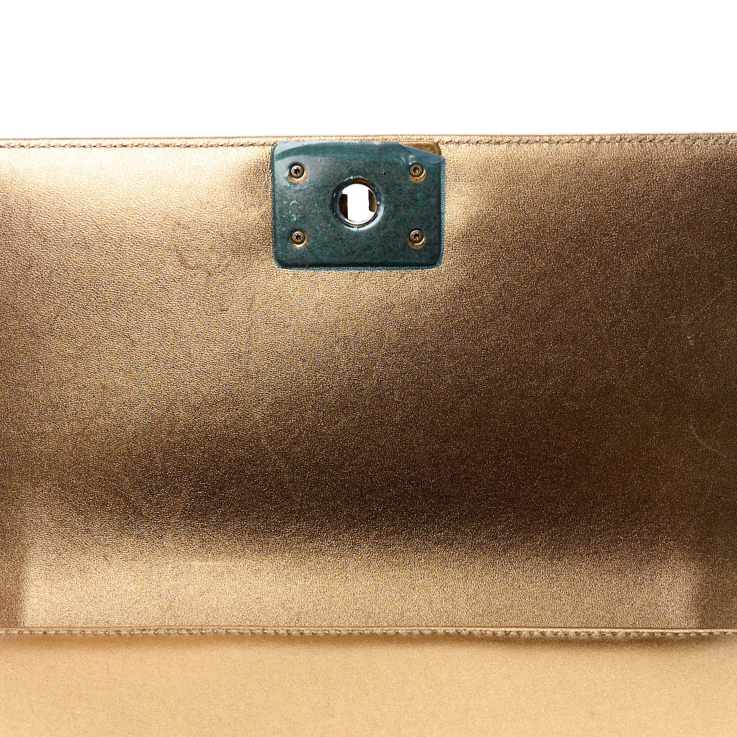 Chanel Snakeskin Medium Boy Flap Gold 11 of 11