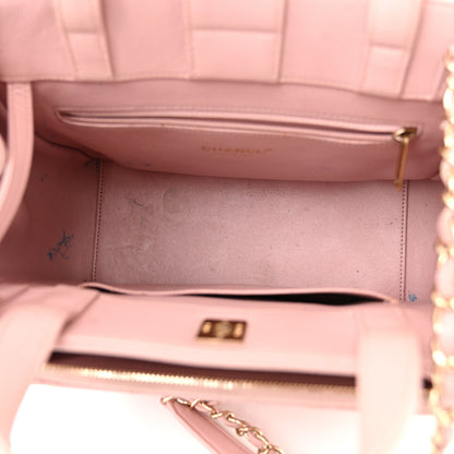 Chanel Caviar Quilted Small Business Affinity Shopping Bag Light Pink 5 of 25