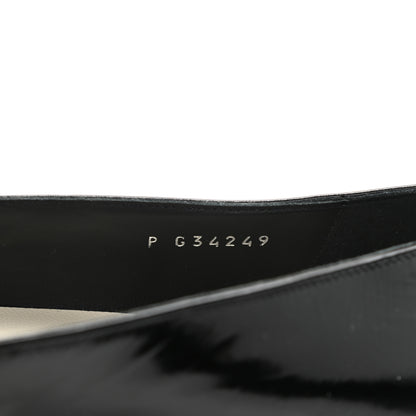 Chanel Patent Grosgrain Mocassin Loafers 39 Black 8 of 11