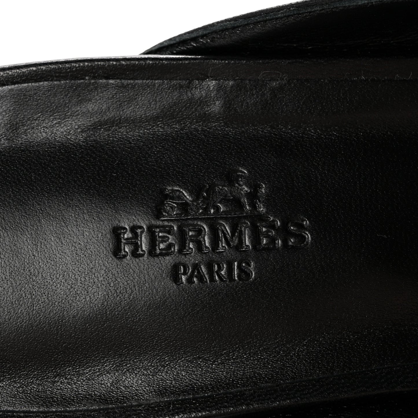 Glazed Calfskin Oz Mules 41 Black