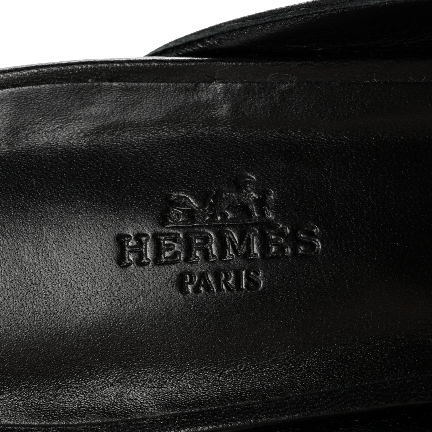 Hermes Glazed Calfskin Oz Mules 41 Black 8 of 10
