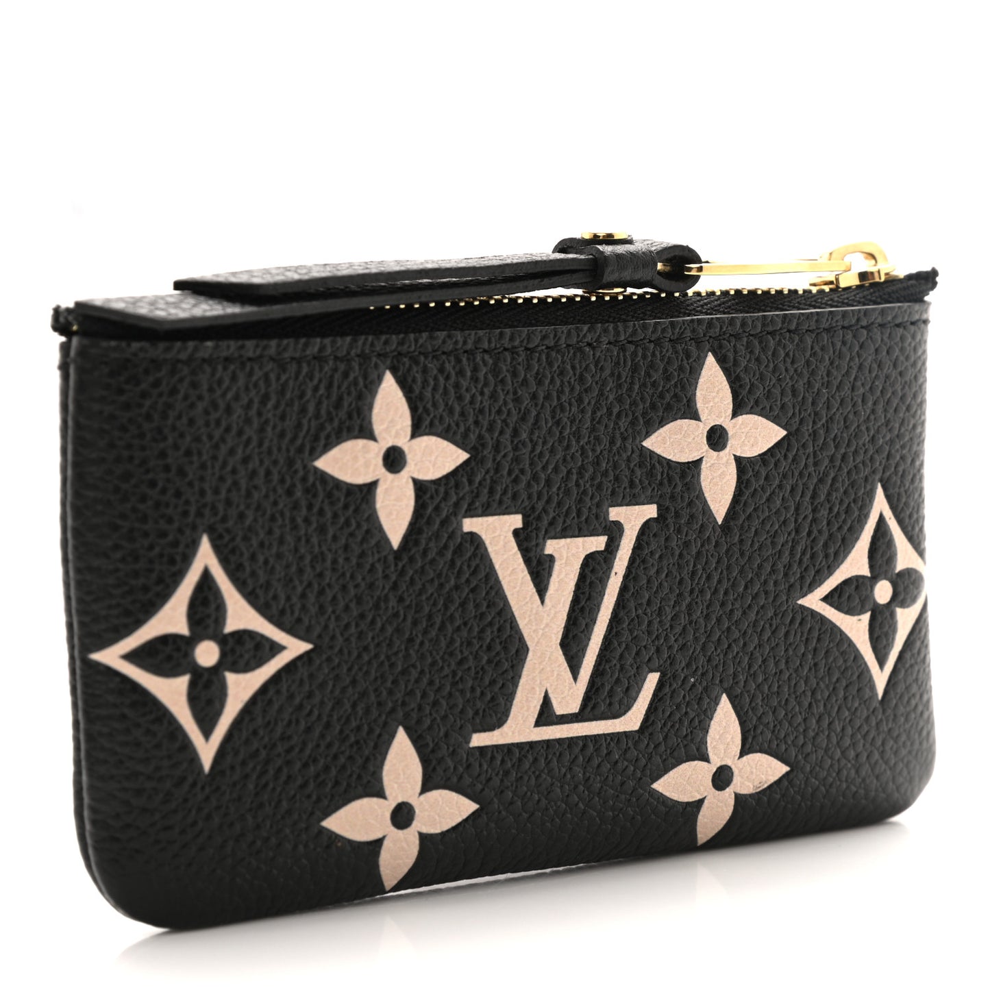 Empreinte Monogram Giant Key Pouch Black Beige